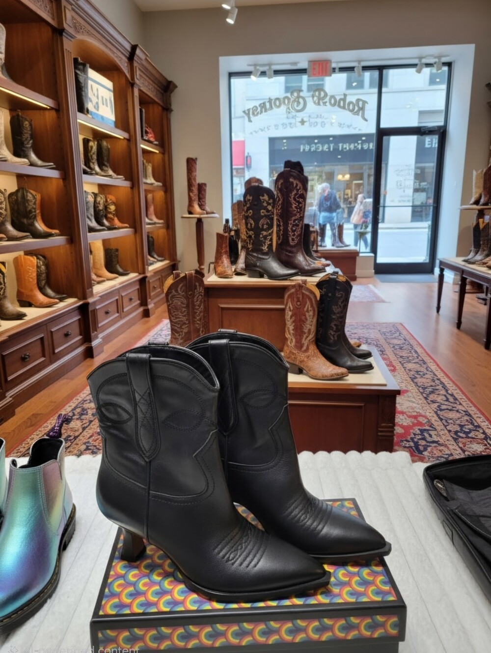 DOLCE VITA ANGEL WESTERN LEATHER BOOTIES BOOTS WOMEN'S SZ 6 M $200
